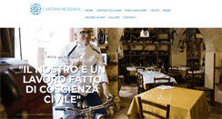 Desktop Screenshot of cantinasiciliana.it